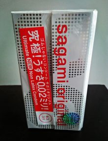 Bao cao su siêu mỏng sagami 0.02 hộp lớn  bao